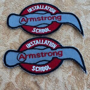 Armstrong Installation School Patches: 2 Unused